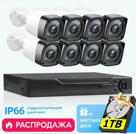 Surveillance camera kit